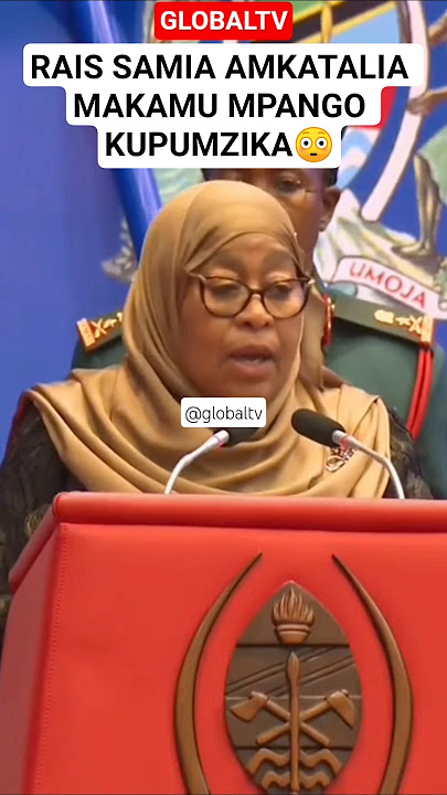 🤔RAIS SAMIA AMKATALIA MAKAMU MPANGO KUPUMZIKA😳🔥👏 #breaking #globaltv #raissamia #mpango