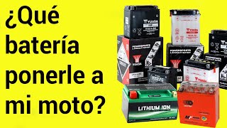 ¿Qué batería ponerle a tu moto?