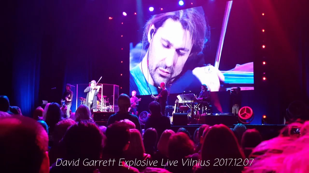 David Garrett Explosive Live Vilnius 2017.12.07 - YouTube