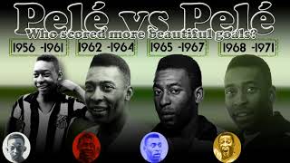 Pelé 1956 - 1961 ● 4 Ballon d'Or  ● 50 goals proves the 20 years old boy was already a legend