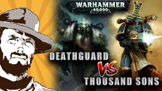 Мультшоу Репорт Warhammer 40k Death Guard VS Thousand Sons