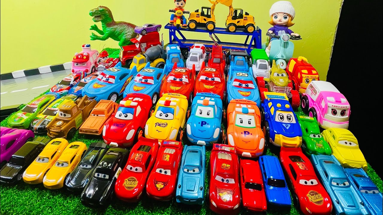 The cars pop up out of the water, sputter comically, and Lightning McQueen says: «So, who’s next?