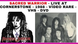 SACRED WARRIOR - LIVE AT CORNERSTONE - 1988 - VÍDEO RARE - VHS - DVD