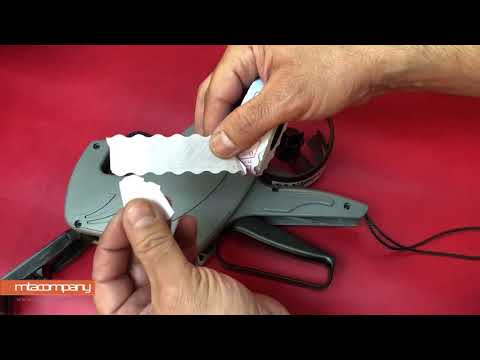 Printex Labelling Machine V series How to load a label roll