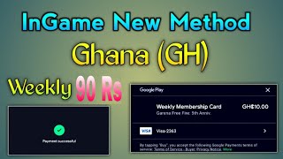 Ingame New TopUp Method Ghana (GH) || Weekly 100 rs || Ingame TopUp || #Freefire_New_TopUp_Method screenshot 3