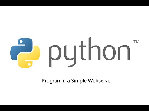 Programm your OWN Webserver! Python Webserver (Simple)
