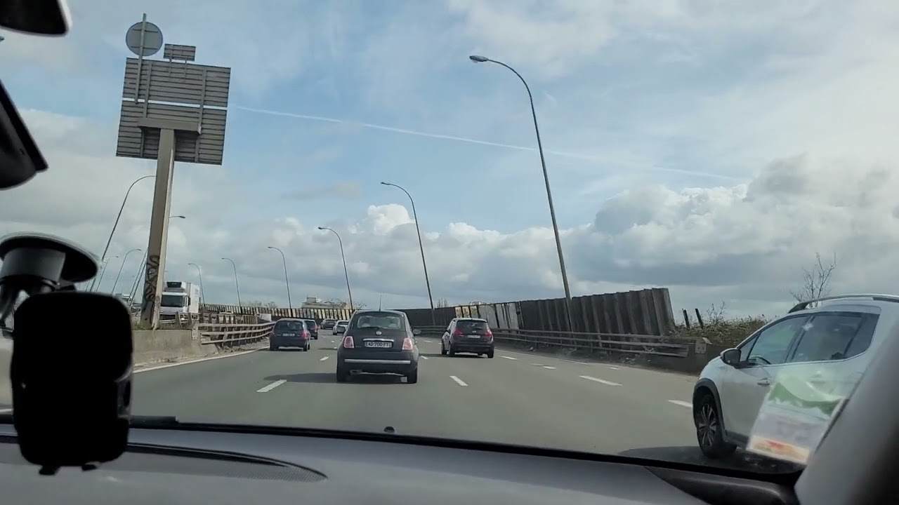 Traversée de l'A86 (A10-A4) le 25/03/2k23