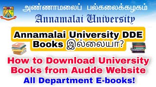 Annamalai university study materials epdi download pananum website la? step by step details👍 screenshot 1