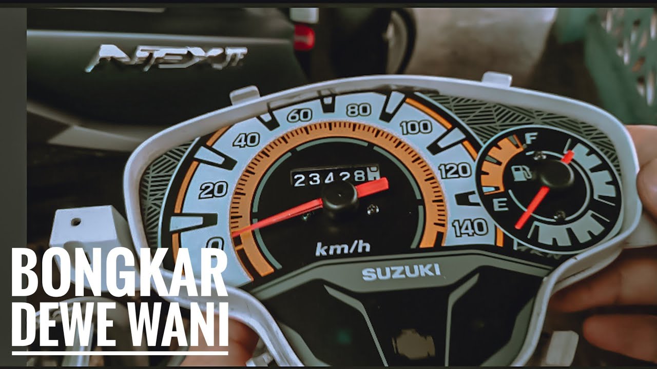 Cara membongkar / membuka batok &  speedometer Suzuki Nex 2.