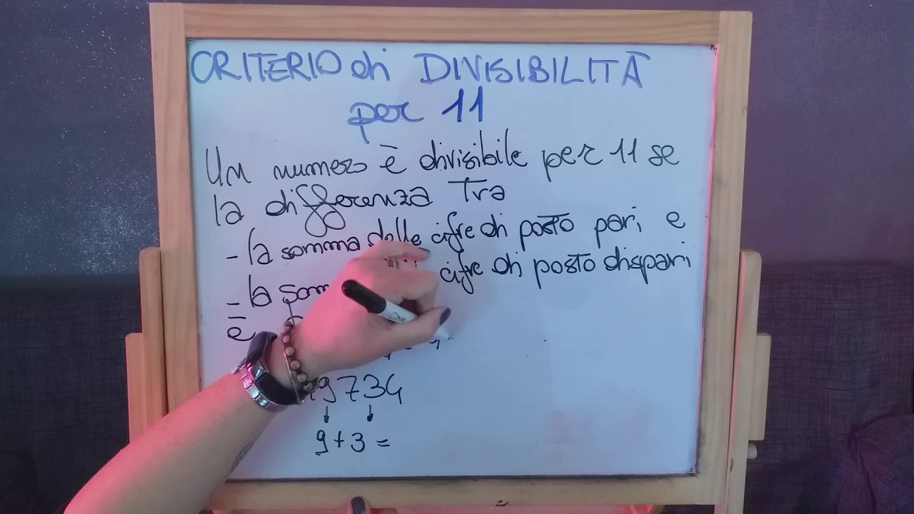 1_A_011 Criterio di divisibilità per 11 - YouTube