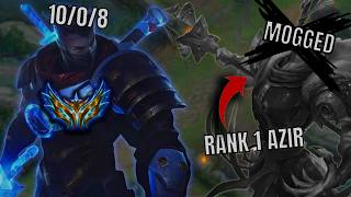 HOW A CHALLENGER SHEN BEATS THE RANK #1 AZIR TOP....