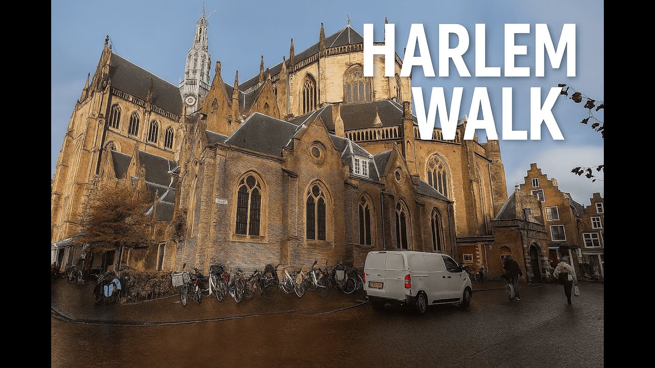 Walking Through Haarlem 🇳🇱 | Relaxing City Walk in 4K | Real Street Sounds, No Music (Part 1)