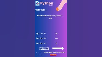 Python Quiz #20