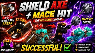 I MASTERED the SHIELD AXE + MACE COMBO in Minecraft! 😱🔥