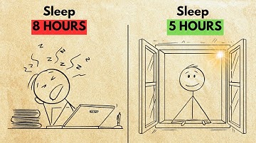 How to Sleep LESS hours and wake up FRESH (Science-Backed) | Gyaani Stick HINDI