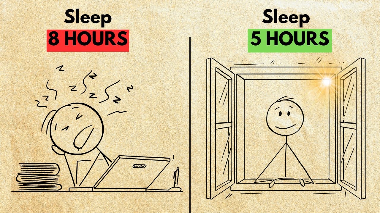 How to Sleep LESS hours and wake up FRESH (Science-Backed) | Gyaani ...
