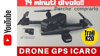 Il migliore Drone /ITekk Icaro GPS/ cosa mi piace /249 g leggero/14 minuti  di volo spettacolo!.. - YouTube