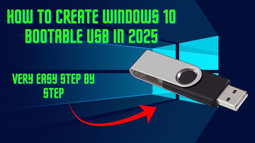 How To Create Bootable Windows 10 USB In 2025 (step by step✅)