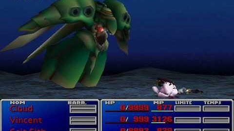 Beating Emerald Weapon the Fastest without any Control, No Damage Overflow (1:15)