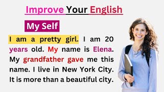 My Self | English Speaking Practice | Level 1 | Learning English Speaking  | English Listening