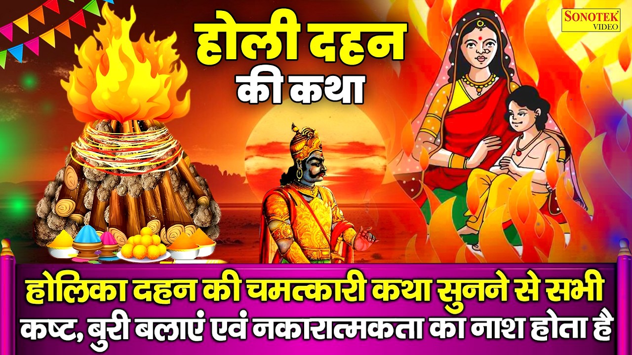 होलिका दहन की चमत्कारी कथा | Holika Dahan Ki Chamatkari Katha | Bhakt Prahlad Story | Holika Story