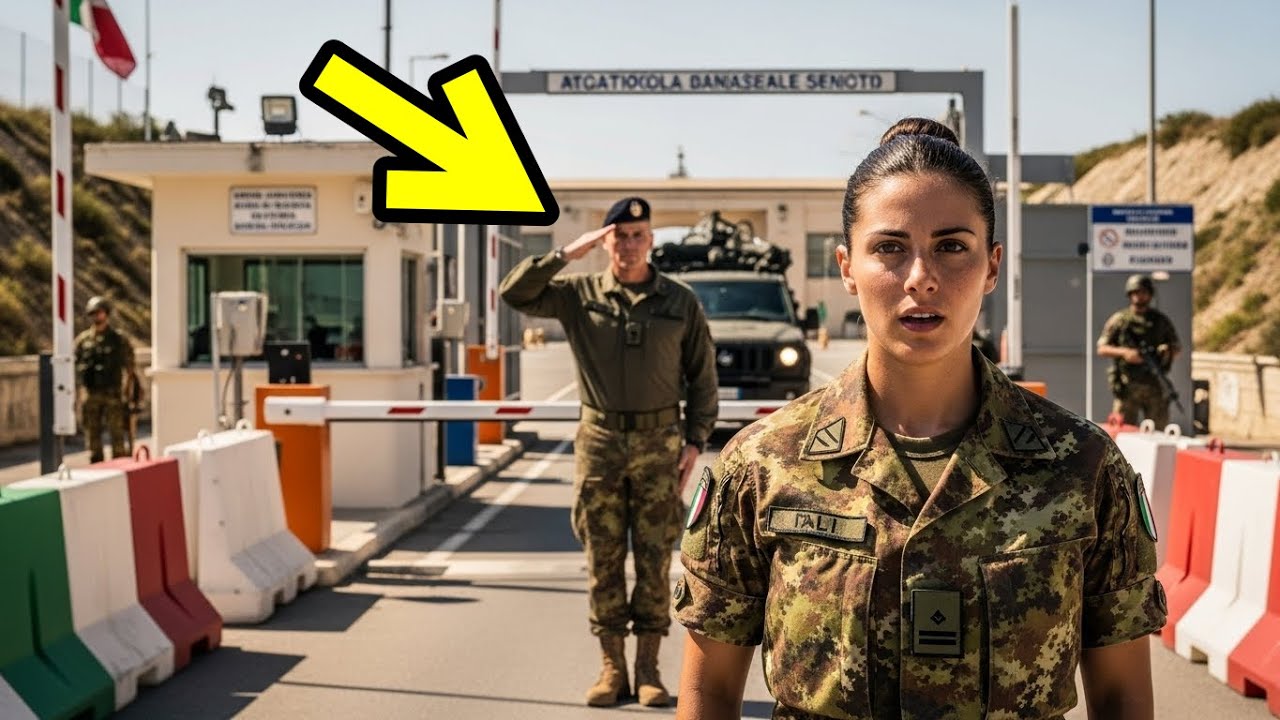 Fu messa di guardia al cancello come uno scherzo — poi il comandante SEAL la salutò