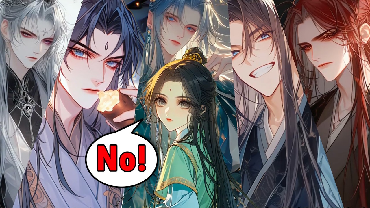 Transmigrated as a side character, 5 villains love her but she says no!