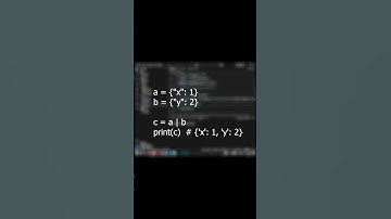 🐍 Python: объединение словарей в одну строчку! #программирование #shorts #python