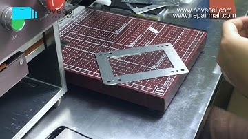 How To Replace Samsung Galaxy S5 Broken Glass Using Novecel Q5 laminating Machine/bubbles Free