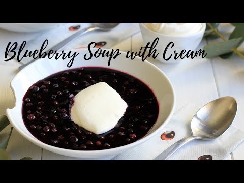 Video: Blueberry Soup With Dumplings