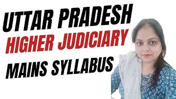 UP HJS 2023 SYLLABUS I UP Higher Judiciary I UP HJS I UP Judiciary #UPHJS 2025