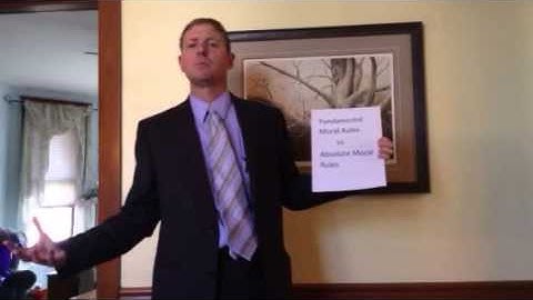 Fundamental and Absolute Moral Rules