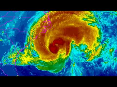 Hurricane Florence reaching NC - 9am EDT September 13, 2018