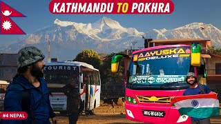 Cheapest Bus Journey to Heart of Nepal : Kathmandu to Pokhra