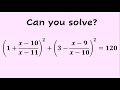 An Outstanding Algebra Equation Can You Solve This An Outstanding Algebra Equation Can You Solve This