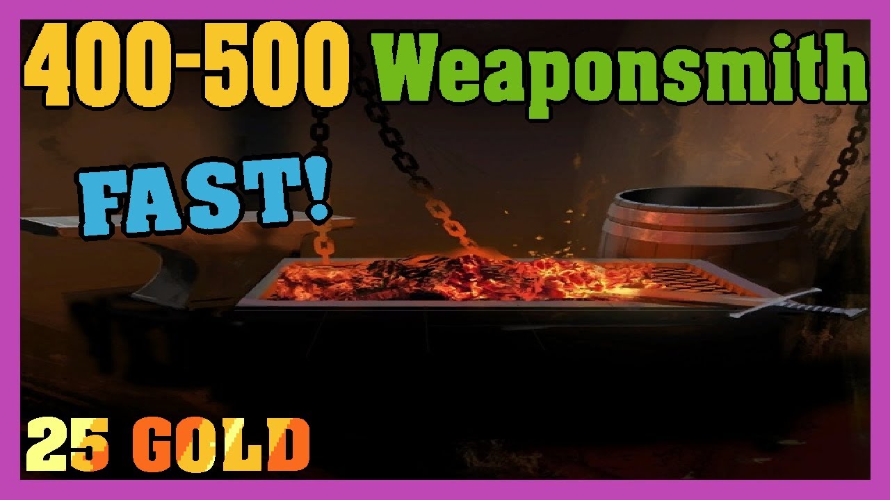 How to get Grandmaster Armorsmith or Weaponsmith recipes