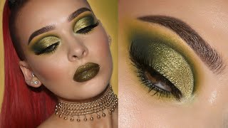 Olive Green Cut Crease | In-Depth Makeup Tutorial
