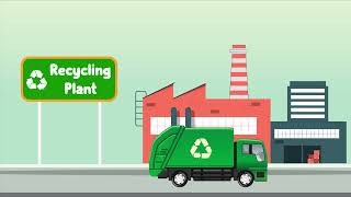 Recycling Process Animation | 2D animation | after effects