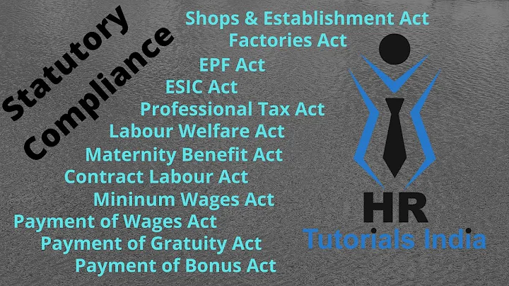 Statutory Compliance || Labour Law Compliance || HR Tutorials India || What is Statutory Compliance? - DayDayNews