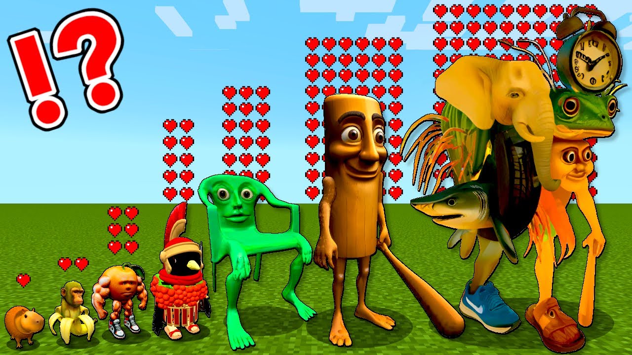 AI都市伝説【イタリアンブレインロット】に変身できる世界がヤバすぎた…⁉️【マイクラ マインクラフト】ぽっぴんず