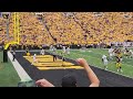 Hawkeyes vs western michigan 091623 view from row 10