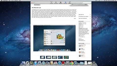 OS Mountain Lion 108 Released in Mac App Store