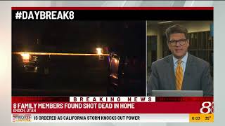 Eight family members found shot dead in Utah home