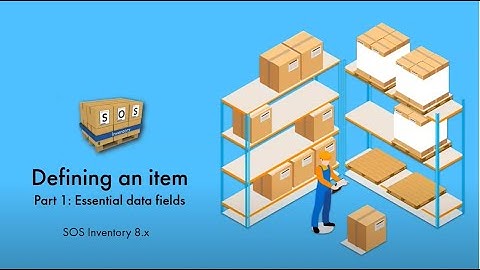Defining an item, Part 1 Essential data fields