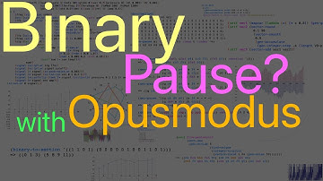 Using Binary, Pause & Divide functions with Supercollider in Opusmodus - How to Tutorial