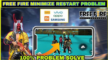 how to solve free fire background restart problem ||minimize problem in free fire||auto back problem