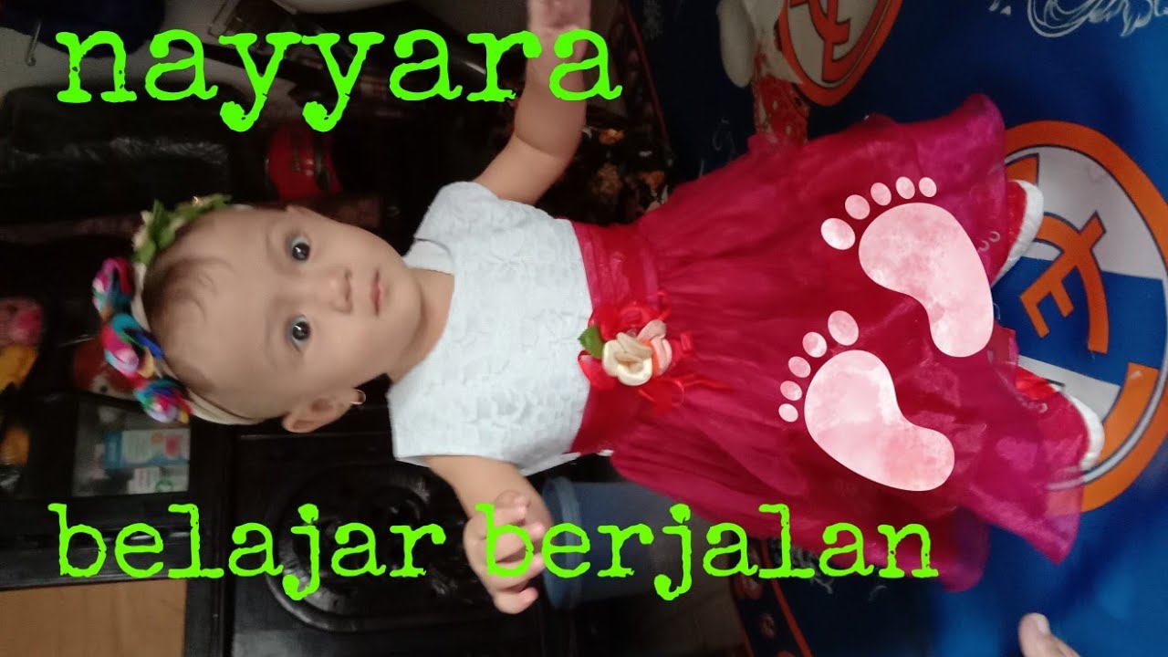 CARA MELATIH BAYI  BELAJAR  JALAN  NAYYARA YouTube