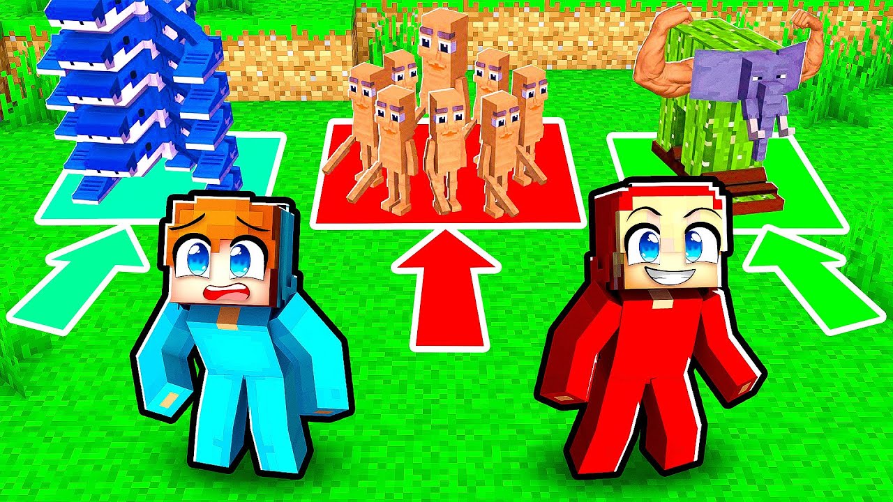 VÄLJ ETT, TVÅ ELLER TRE i Minecraft!