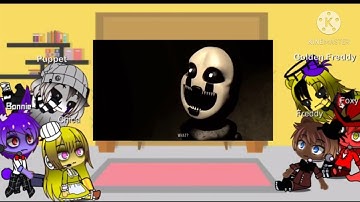 Fnaf 1 +puppet react to interview with afton