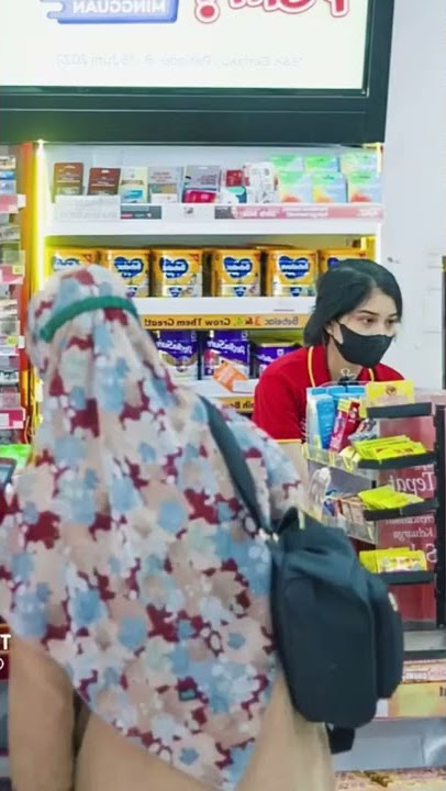cewek indomaret manis pisan#shorts #indomaret